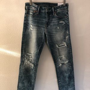 *NEW* American Eagle Skinny Acid Wash Jeans